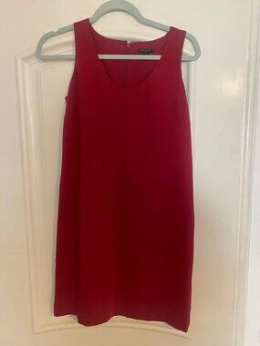 Ann Taylor Burgundy Sleeveless‎ Dress
